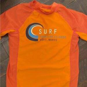 GAP Kids Vibrant Orange Rash Guard
